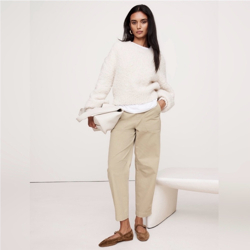 NWT Banana Republic corduroy barrel pants, 12 long